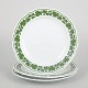 L'Art presents: Meissen Vine Leaf Pattern, set of three lunch plates.
