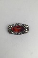 Danam Antik presents: Georg Jensen Sterling Sølv Brooch No. 223 (Amber)