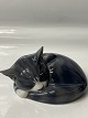 Antik Huset presents: Royal Copenhagen, Figurine Sleeping Cat.No. 422.