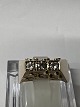 Antik Huset presents: 14 carat gold, Vintage ring with 3 stones.Size 54.