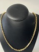 Antik Huset presents: Anchor Facet Necklace in gold plated sterling silver.Length 55 cm.