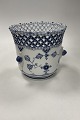 Danam Antik presents: Royal Copenhagen Blue Fluted Full Lace Champagne / Wine Cooler No. 1048
