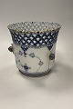 Danam Antik presents: Royal Copenhagen Blue Fluted Full Lace with Gold Champagne / Wine Cooler No. 1048