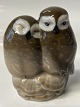 Antik Huset presents: Royal Copenhagen figurine, Owl pair.Dec. No. 834.Height 8.5 cm.