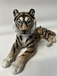 Antik Huset presents: Royal Copenhagen figurine, Tiger.Dec. No. 714.Length 31.0 cm.