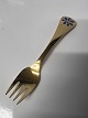 Georg Jensen Års gaffel 1986, Blå anemone, ...