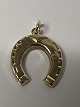 14 karat guld. Hestesko. Charms / Vedhæng.Højde 2,0 cm.