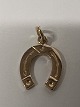 14 karat guld. Hestesko. Charms / Vedhæng.Højde 1,6 cm.