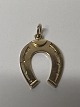 14 karat guld. Hestesko. Charms / Vedhæng.Højde 2,1 cm.