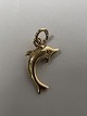 14 karat guld. Delfin.Charms / Vedhæng.Højde 2,1 cm.