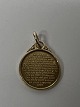 Antik Huset presents: Gold necklace pendant featuring the Lord's Prayer – 14-karat gold, Height: 1.5 cm.