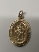 Antik Huset presents: 14k. Gold pendant featuring the patron saint of travelers – Saint Christopher. Height: ...