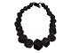 Antik K presents: MoniesVery substantial necklace with rough dark red garnets