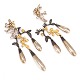 Aabenraa Antikvitetshandel presents: Pair of Ole Lynggaard Copenhagen sterlingsilver and 18kt gold with each ...