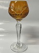 Rømer Glas Portvin Vin Gyldenbrun.Højde 13 cm