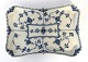 Lundin Antique presents: Royal Copenhagen. Blue Fluted Full Lace. Square dish. Model 1195. Length 24.5 cm. ...