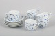 L'Art presents: Bing & Grøndahl, Model 102 Set of Six Coffee Cups with Saucers.