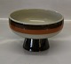 Klosterkælderen presents: Annika Footed bowl ca 10 x 15 cm Rörstrand, Sweden: (Rorstrand, Roerstrand)