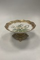 Danam Antik presents: Royal Copenhagen Flora Danica Pedistal Bowl, Antique