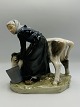 Royal Copenhagen Figur - Dame malker ko - Nr. 779