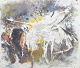L'Art presents: Adrian van Arkel, mixed media and collage, listed Dutch-Swedish visual artist.