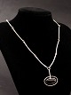 Middelfart Antik presents: Sterling silver necklace with onyx