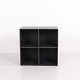 Osted Antik & Design presents: Montana Model 1112 Black Shelving Unit by Peter J. Lassen 70 x 70 cm