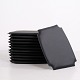 Osted Antik & Design presents: Set of 12 Black Leather Seat Cushions for the Wishbone Chair CH24