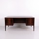 Osted Antik & Design presents: Jacob Kjær Freestanding Rosewood Executive Desk with Eight Drawers Christensen & ...