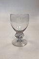 Danam Antik presents: Gisselfeld smooth Redwine Glass from Holmegaard