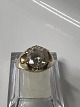 Antik Huset presents: Vintage / Cocktail ring with clear stone in 14 caratSize 54