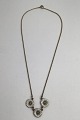 Danam Antik presents: A Michelsen Gilt Sterling Silver Marguerit Daisy Necklace