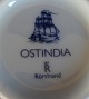 Rørstrand svensk fajance porcelæn Ostindia, sæt krus med hank og frokost tallerken 21cm