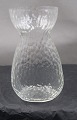 Ovale Hyazinthengläser, Zwiebelgläser aus klarem Glas mit Netzmuster 14,5cm