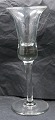 Glocke Gläser (Klokkeglas) von Holmegaard Glashütte, Dänemark. Schnaps Gläser, klare 14,5 & 14,8cm.