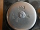 Weights in clear steel and in a box, all stamped. A total of 12 weights from 500 gram down to 1 gram.