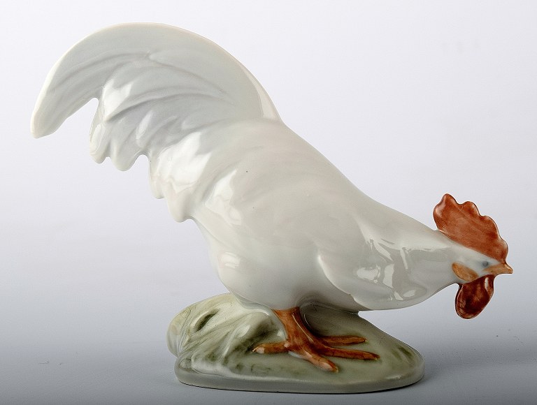 Royal Copenhagen porcelain figurine number 1127, rooster.