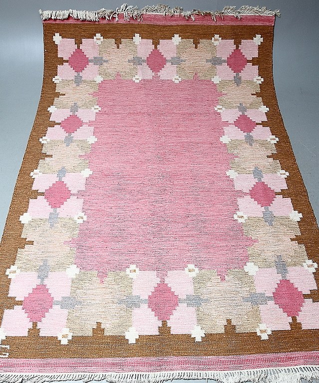 Gitte Grännsjö-Carlsson for Rölakan, Swedish design 1960s. Carpet.
