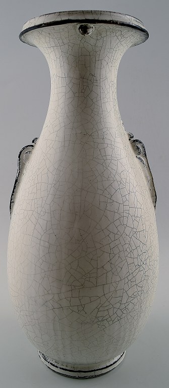 Svend Hammershoi for Kähler, glazed earthenware vase, Denmark 1930s.