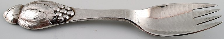 Evald Nielsen number 6, silver fork.