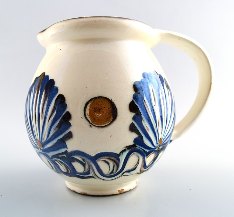 Kähler, Denmark, glazed stoneware pitcher. 1930s.
