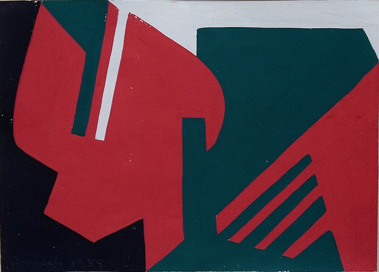 ARACELI GILBERT (b. 1913 d. 1993), Ecuador.
Abstract composition, 1958.