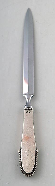 Georg Jensen beaded letter knife.
