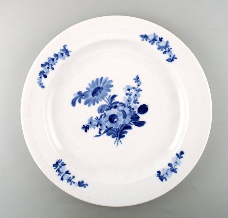 Royal Copenhagen blue flower braided, number 10/8013 large round dish.