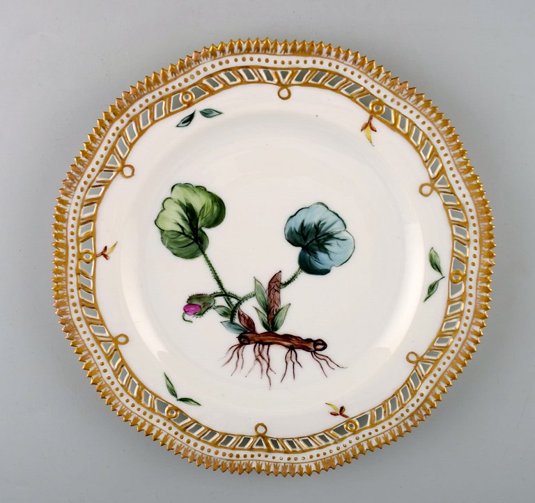 Royal Copenhagen Flora Danica pierced plate # 20/3554.
