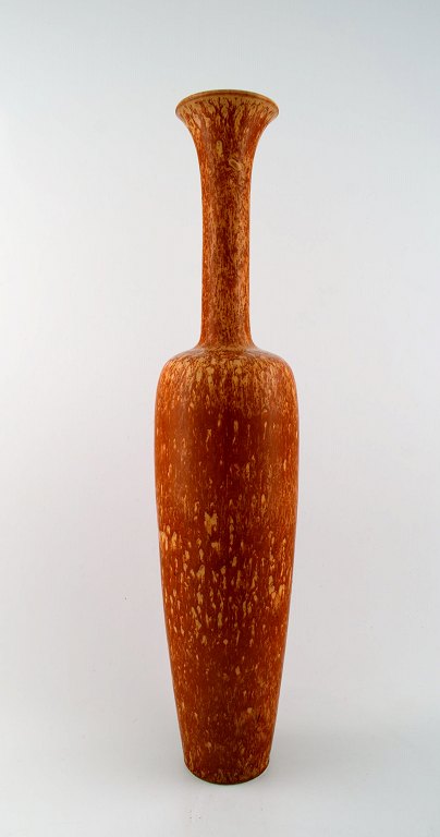 Large Rörstrand floor vase in ceramics by Gunnar Nylund.