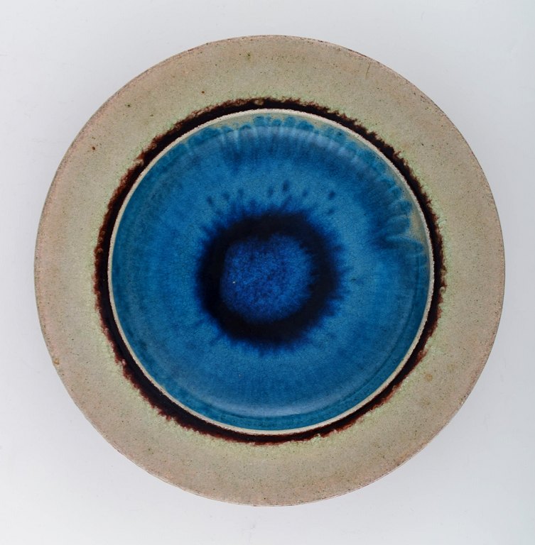 Kähler, Denmark, glazed stoneware dish 1960 s.
