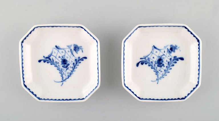 Royal Copenhagen. A pair of small Rococco bowls.
