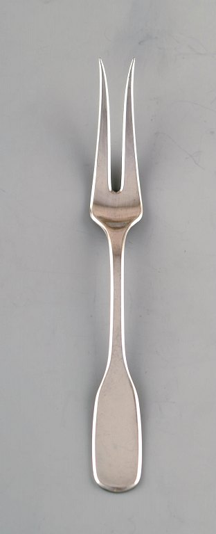 Hans Hansen cutlery Susanne cold meat fork in sterling silver.
