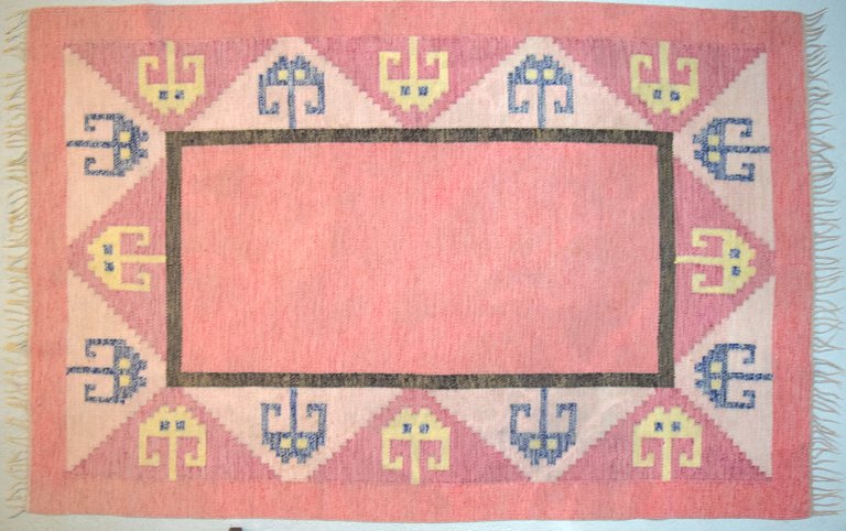 RÖLAKAN rug, Swedish design. 1960s.
